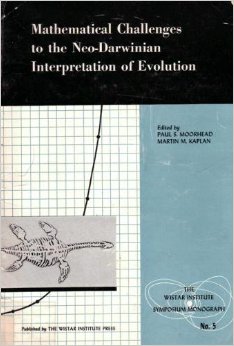 Mathematical Challenges to the Neo-Darwinian